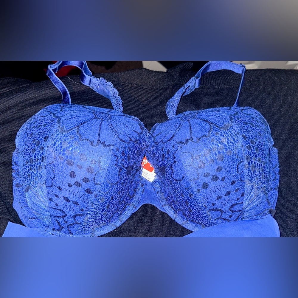 Victoria's Secret Royal Blue Lace Bra